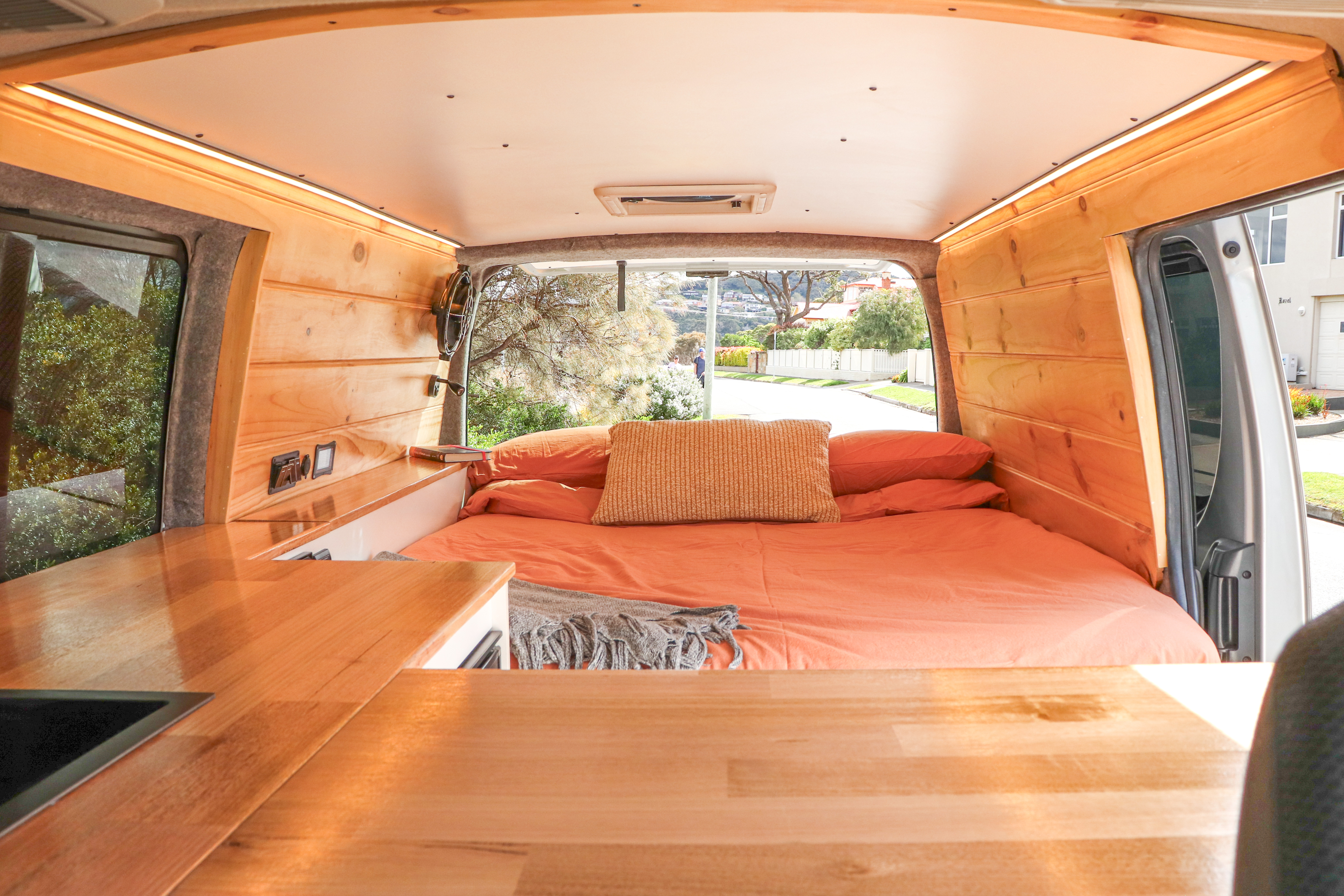 Custom van build workshop