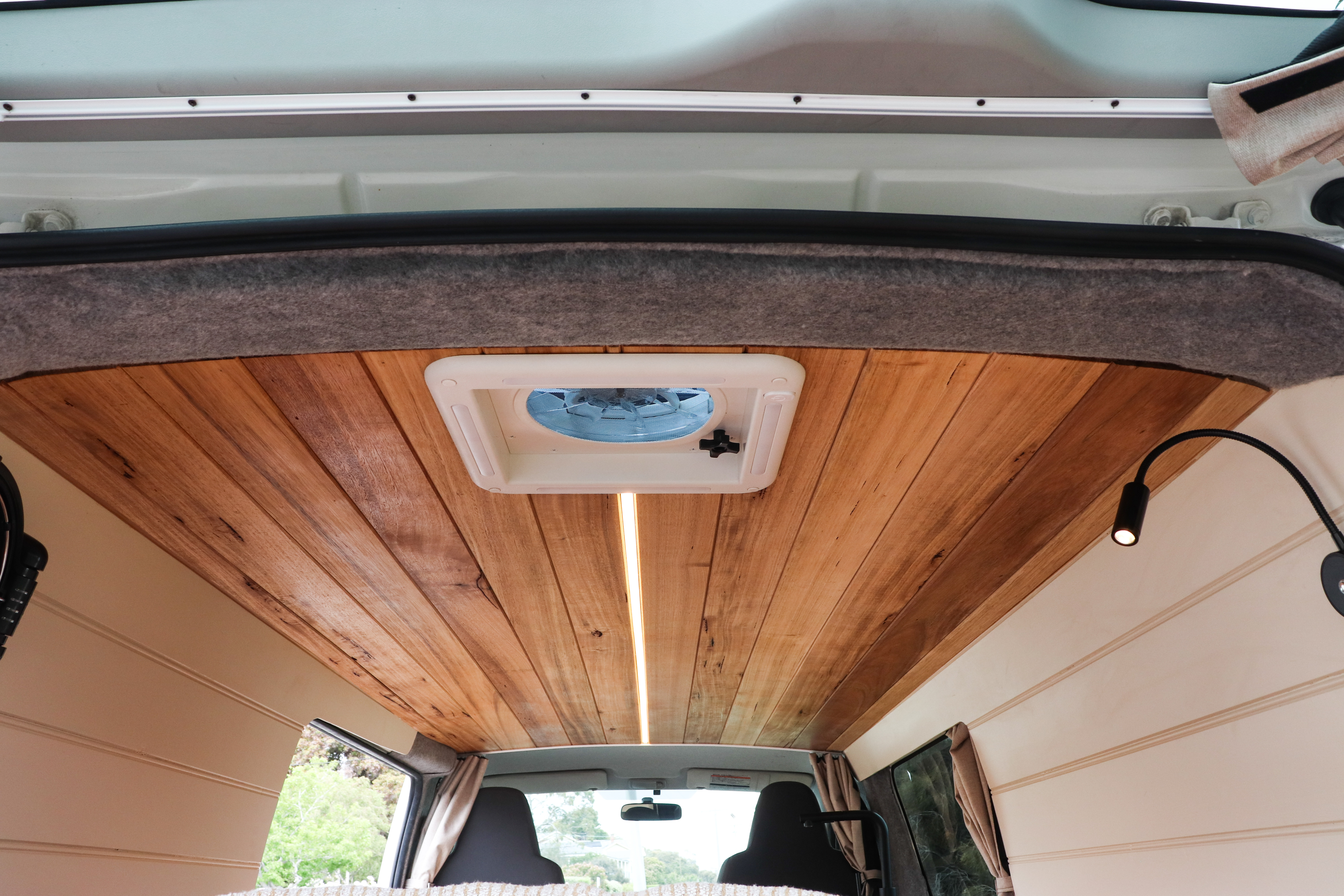 Tasmania van builder custom Sprinter conversion - Desert Nomad Zenith Campervans motorhome with comfortable living space