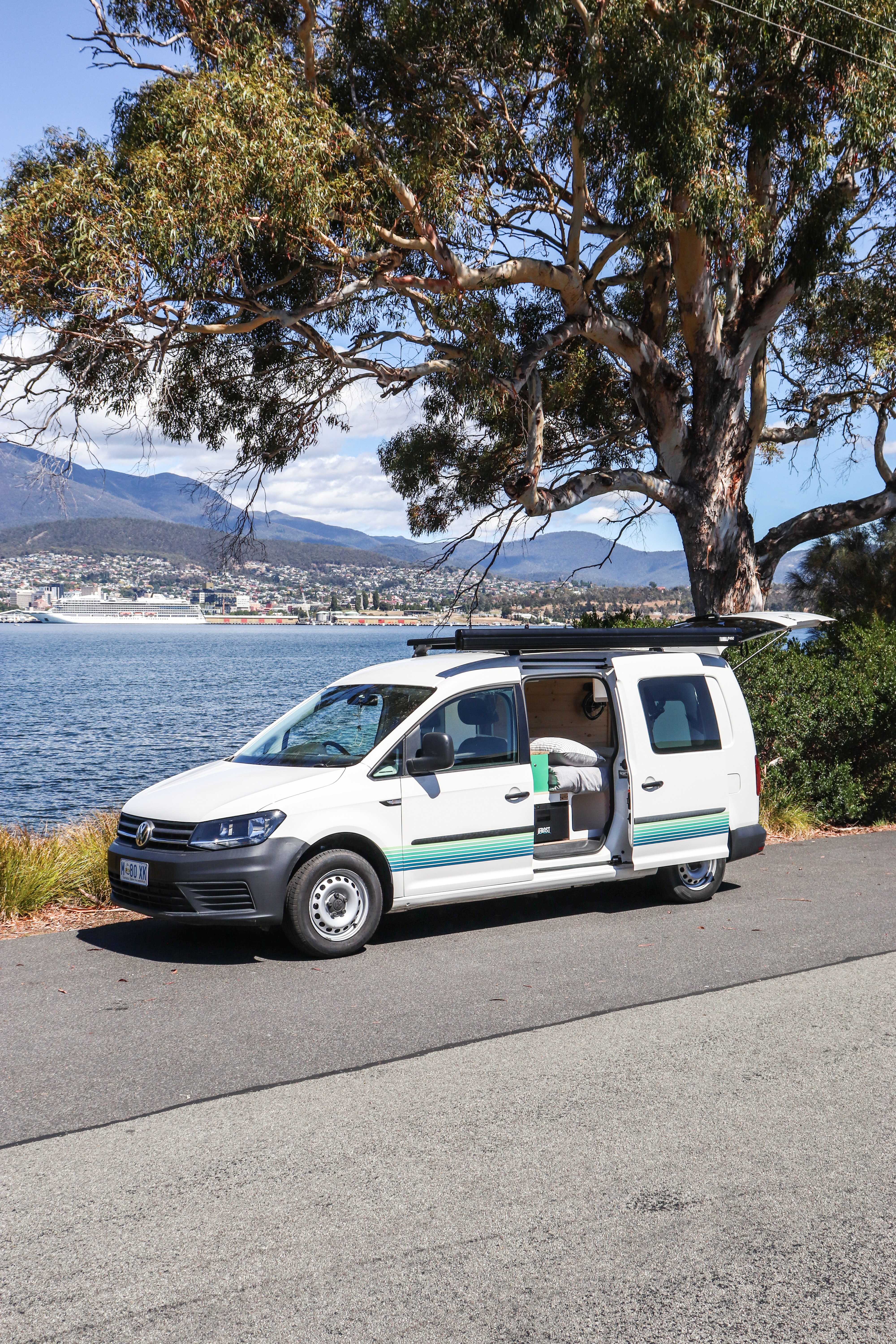 Zenith Campervans VW Caddy Pacific Cruiser - bespoke small campervan conversion perfect for Tasmania road trips